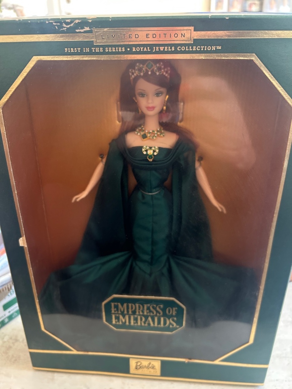 Barbie Empress of Emeralds - Emerald Green and Gold
